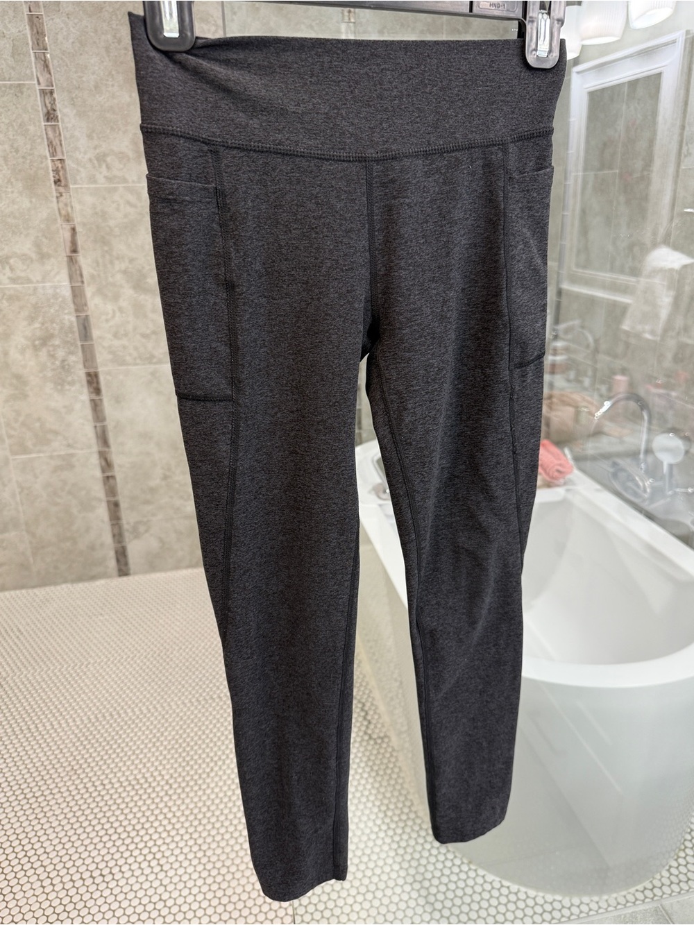 Zella Charcoal Gray Active kids leggings (L-10/12)